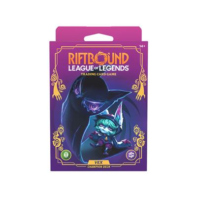 Riftbound: League of Legends Unleashed Champion Deck: Vex Display