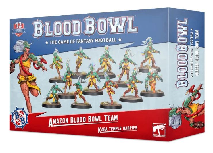 Amazon Blood Bowl Team: Kara Temple Harpies