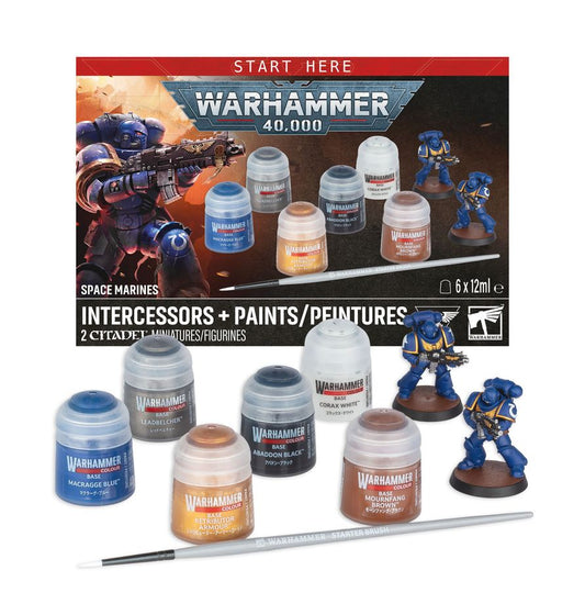 Space Marines: Intercessors + Paints (2026)