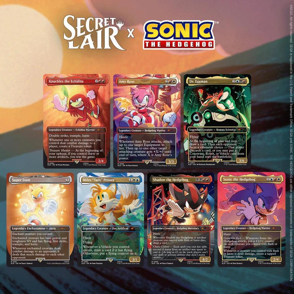 Sonic Legends Secret Lair Non foil   Friends and foes