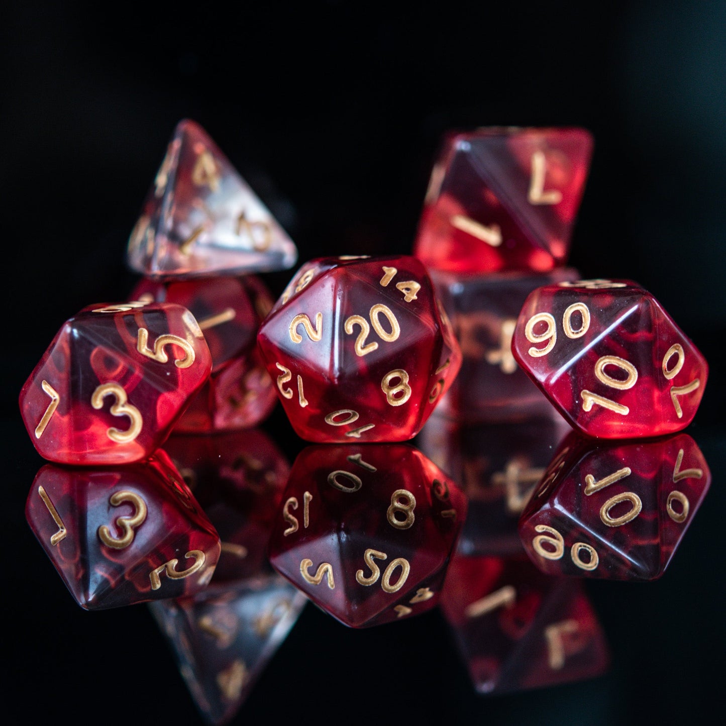 Bloodlust Elixir Acrylic Dice Set