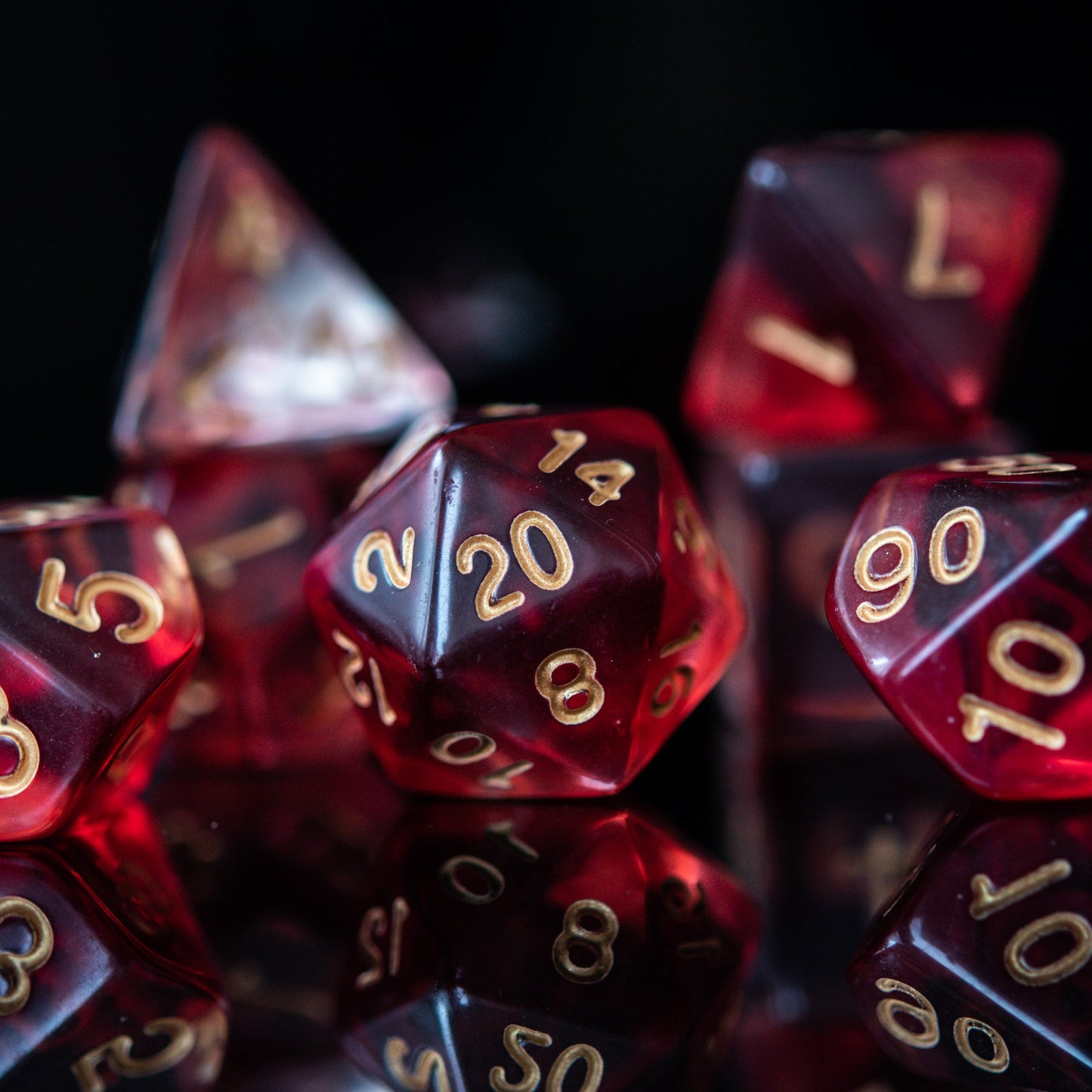 Bloodlust Elixir Acrylic Dice Set