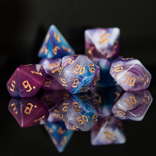 Wizard Class Acrylic Dice Set