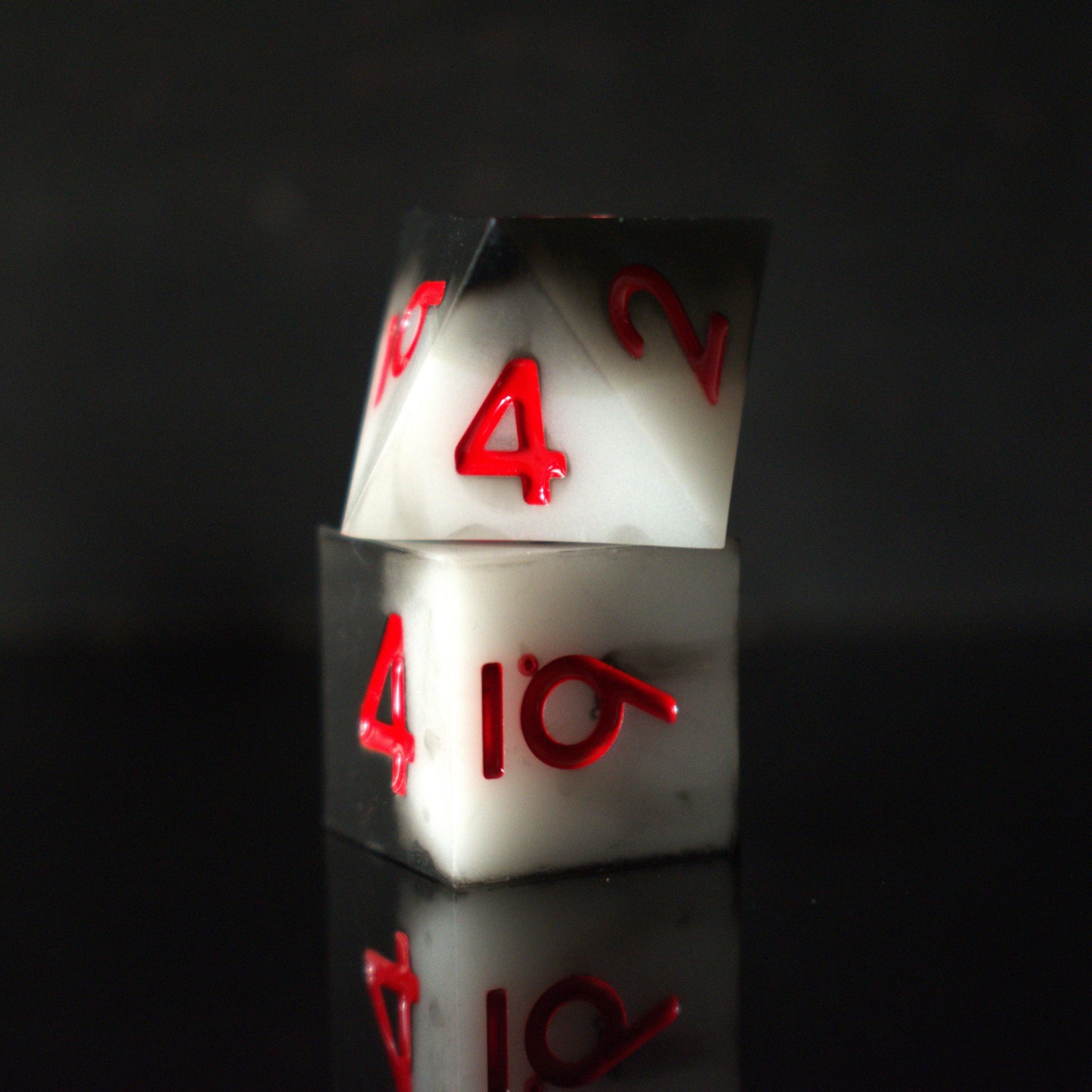 Darkvision Sharp-Edged Resin Dice Set