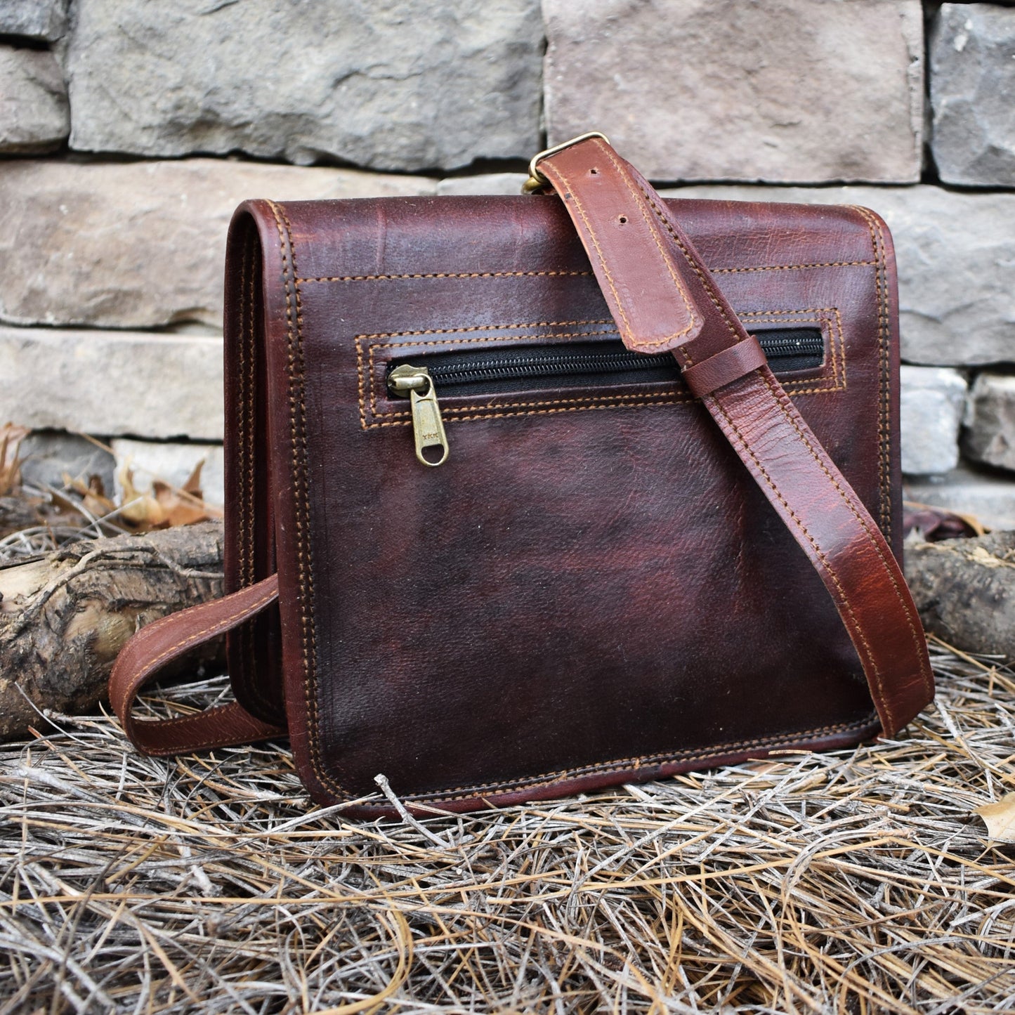 The Wanderer Leather Satchel - Medium