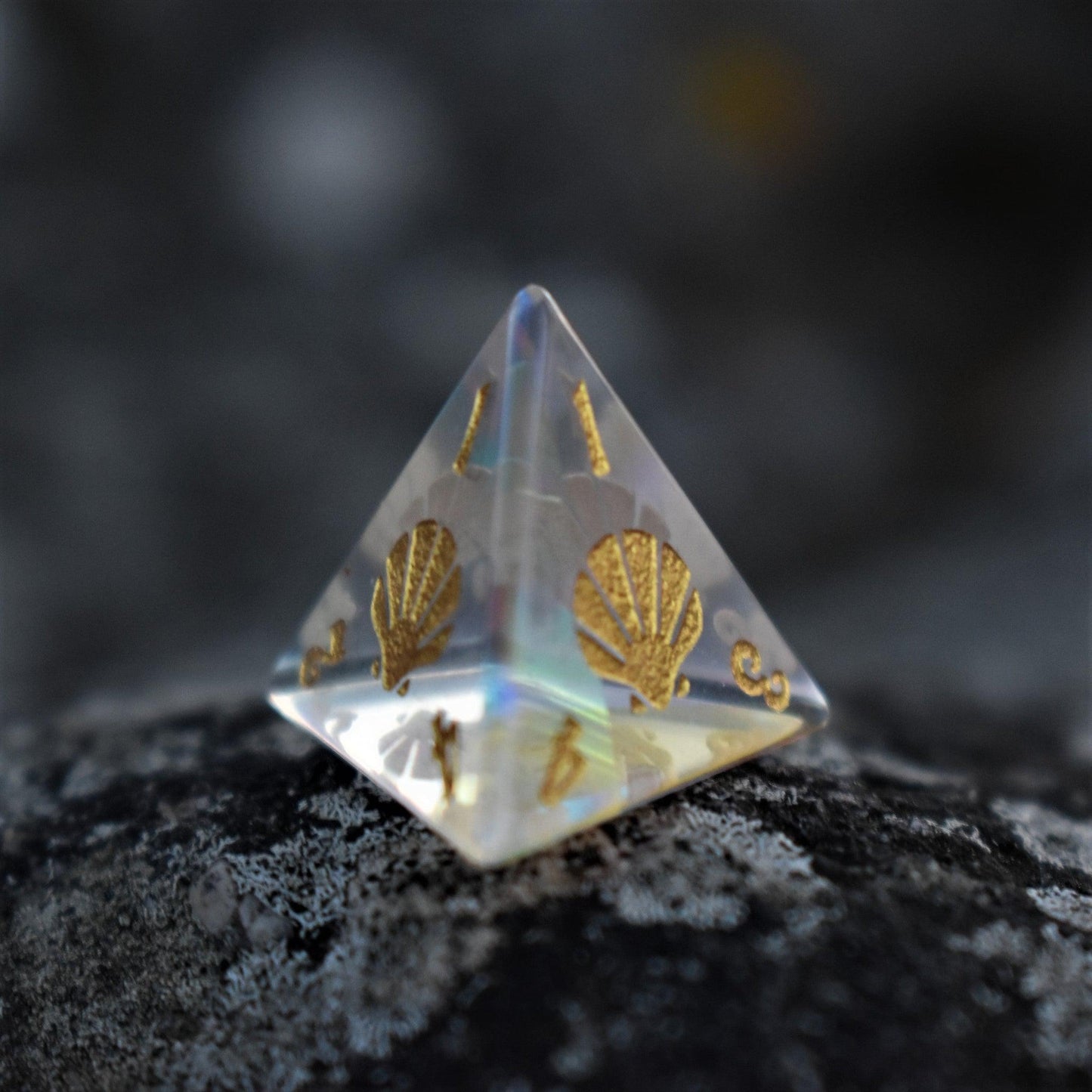 Siren's Song Prism Glass Dice Set