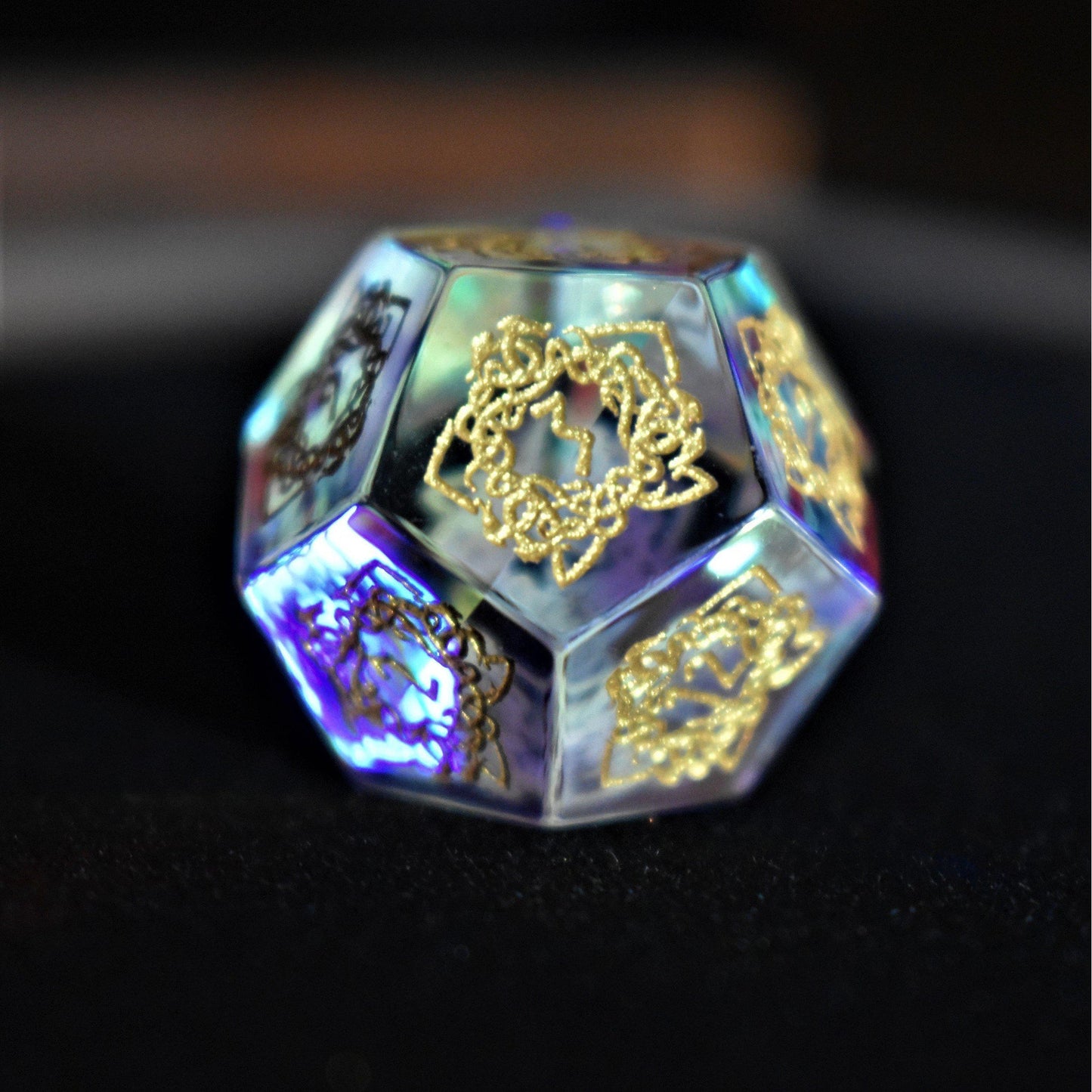 Serpent of Midgard Prism Glass Dice Set