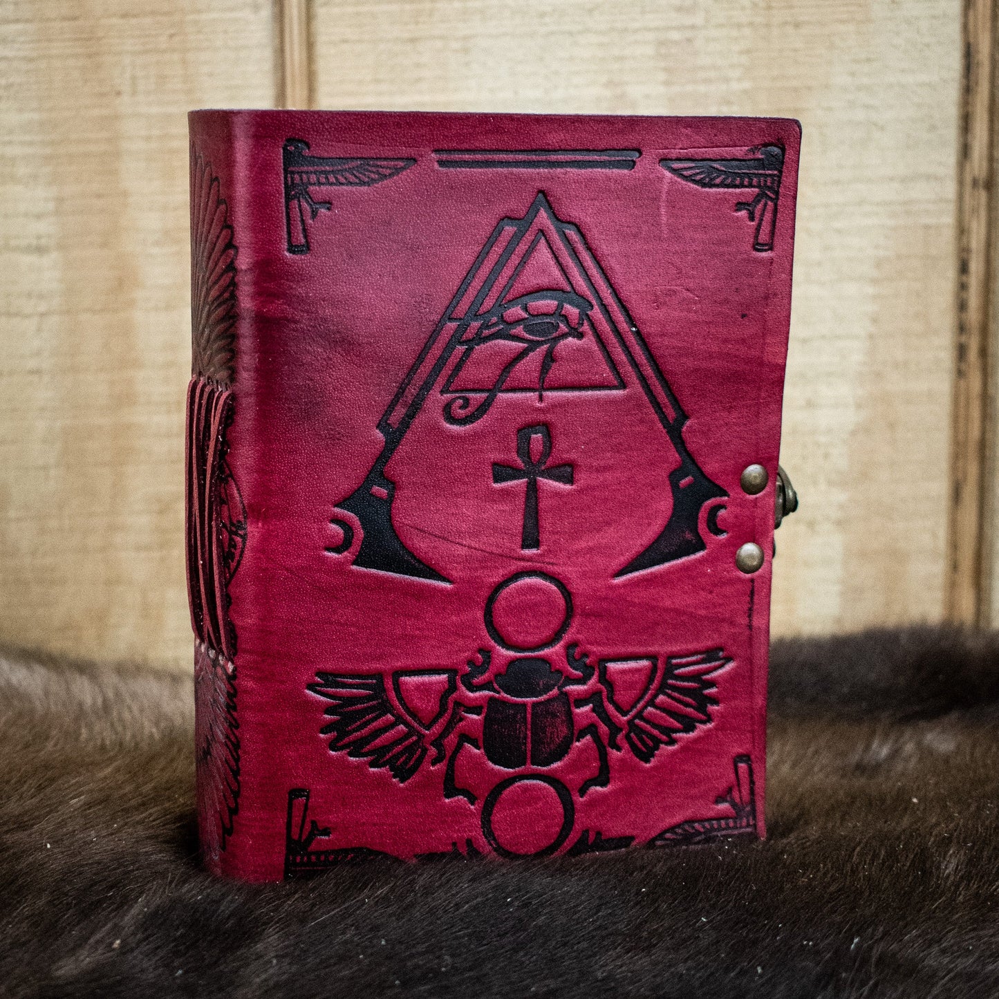 "Hieroglyphics" Leather Journal