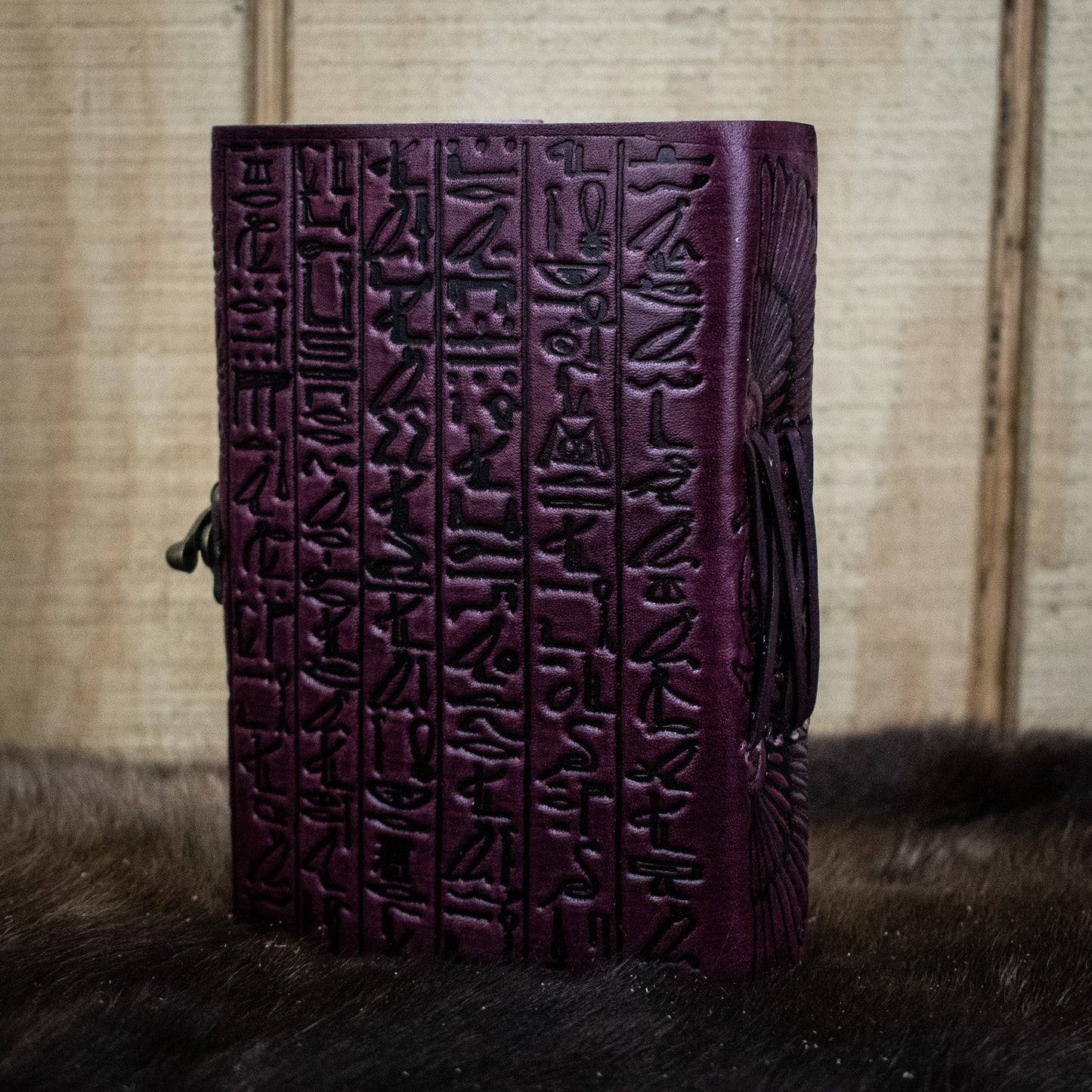 "Hieroglyphics" Leather Journal