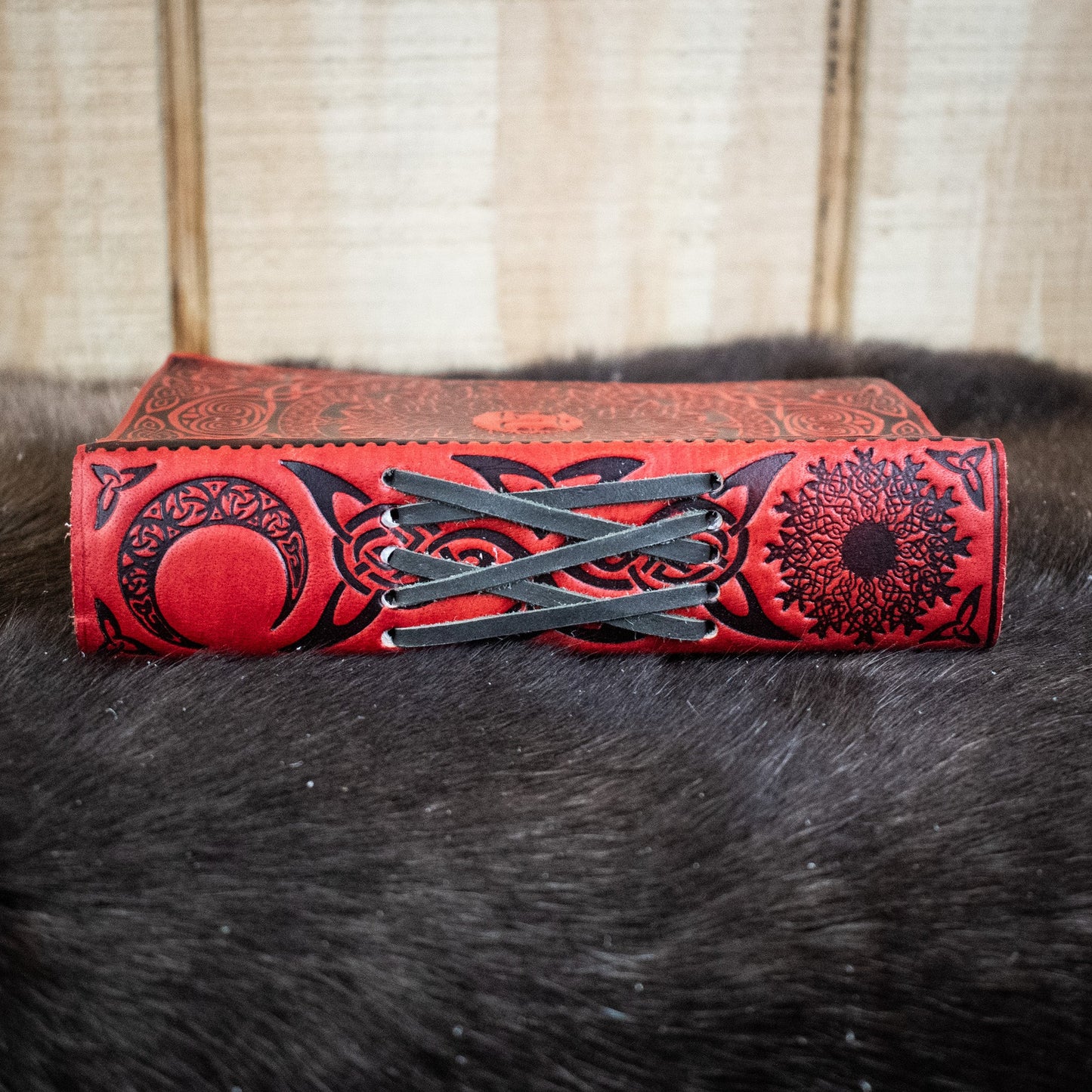 "Sun-Moon" Leather Journal