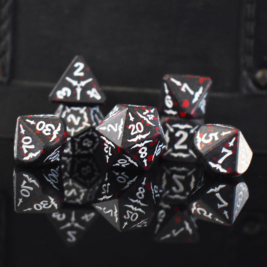 Sword of the Blood Hunter Metal Dice Set