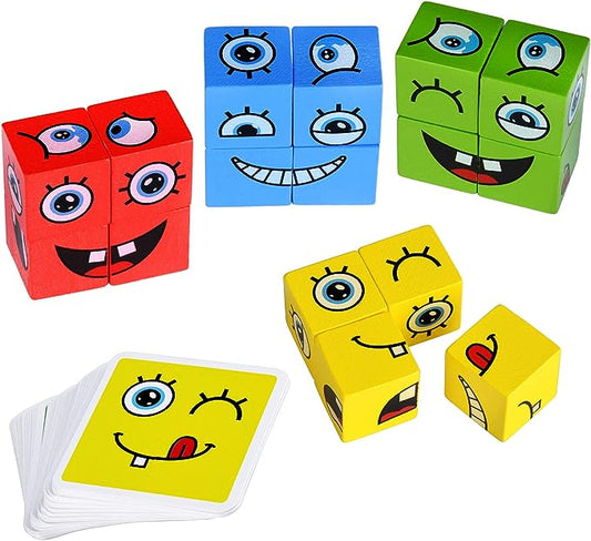 Expression Puzzle Building Blocks Preschool Puzzle Game