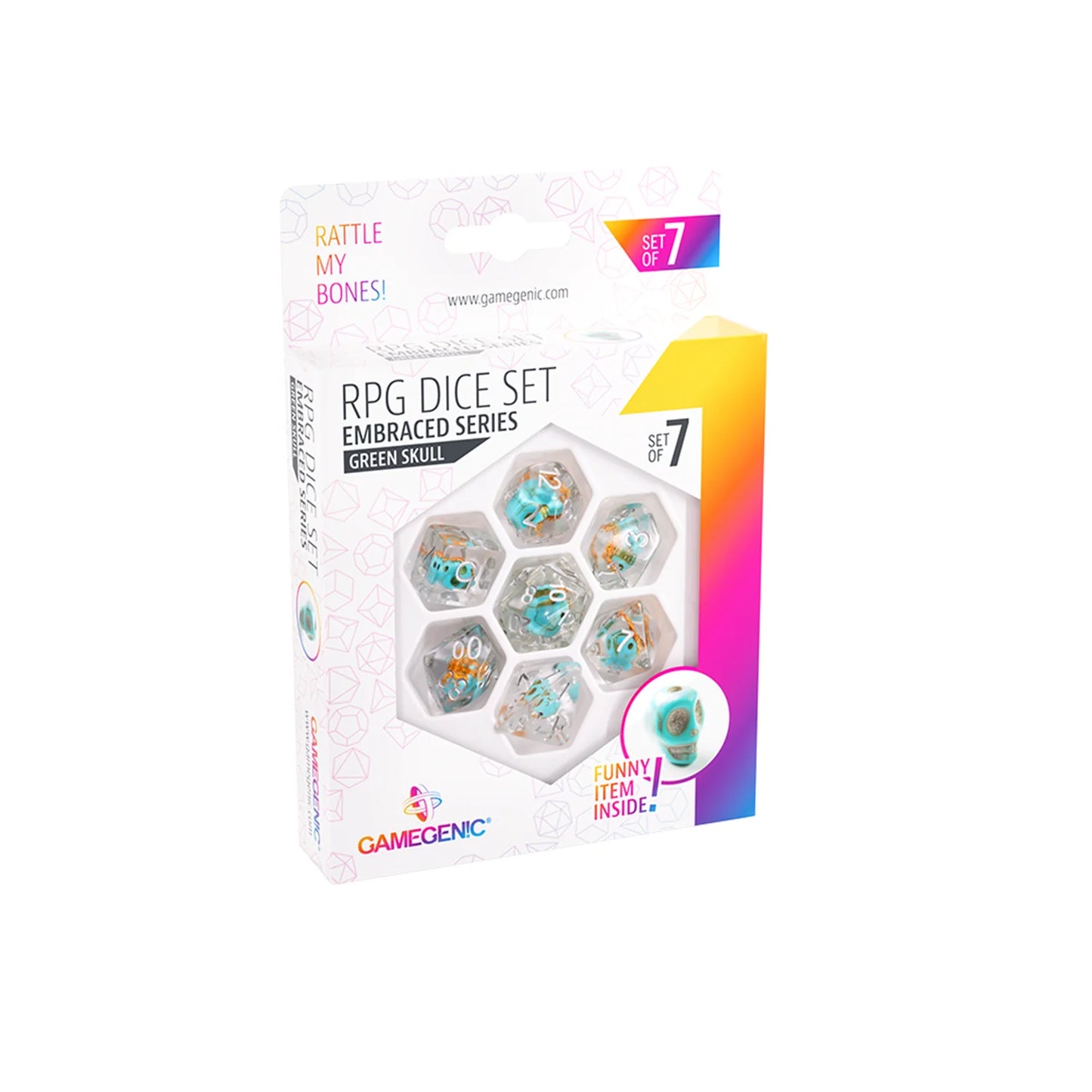 EMBRACED SERIES RPG DICE SET (7PCS)