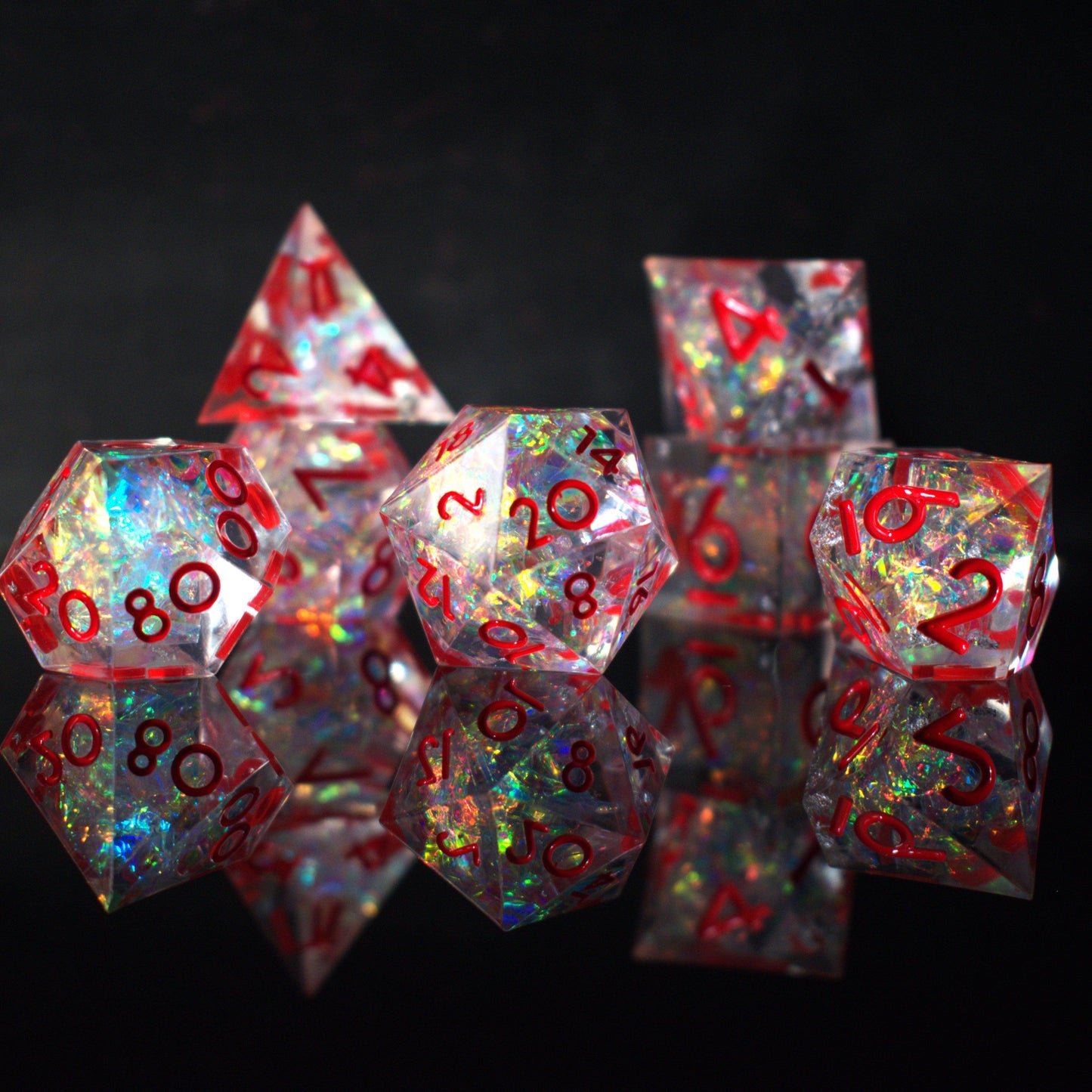 Shatter Sharp-Edged Resin Dice Set