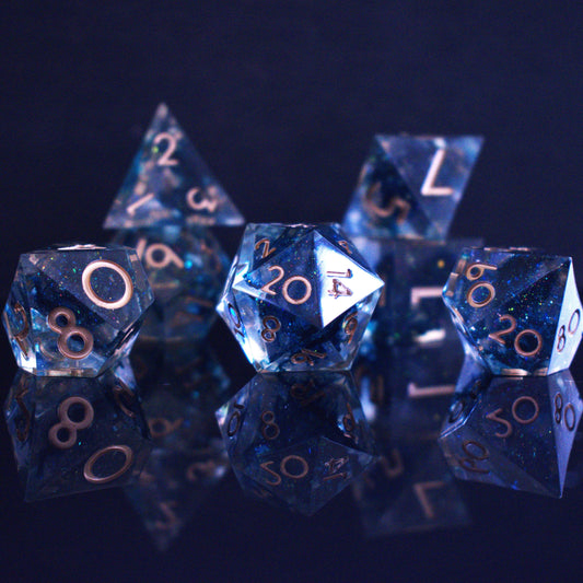 Soul Cage Sharp-Edged Resin Dice Set