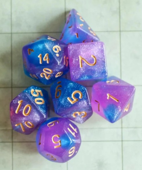 Mermaid Dice Set