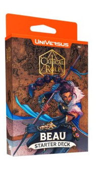 UniVersus CCG: Critical Role - Heroes of Exandria Beau/Percy Starter Deck Display