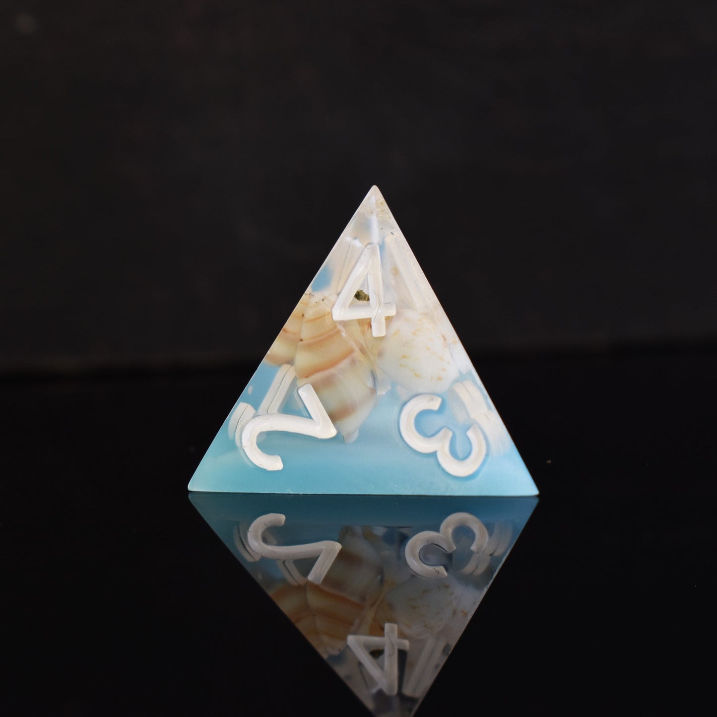 Tide Pool Sharp-Edged Resin Dice Set