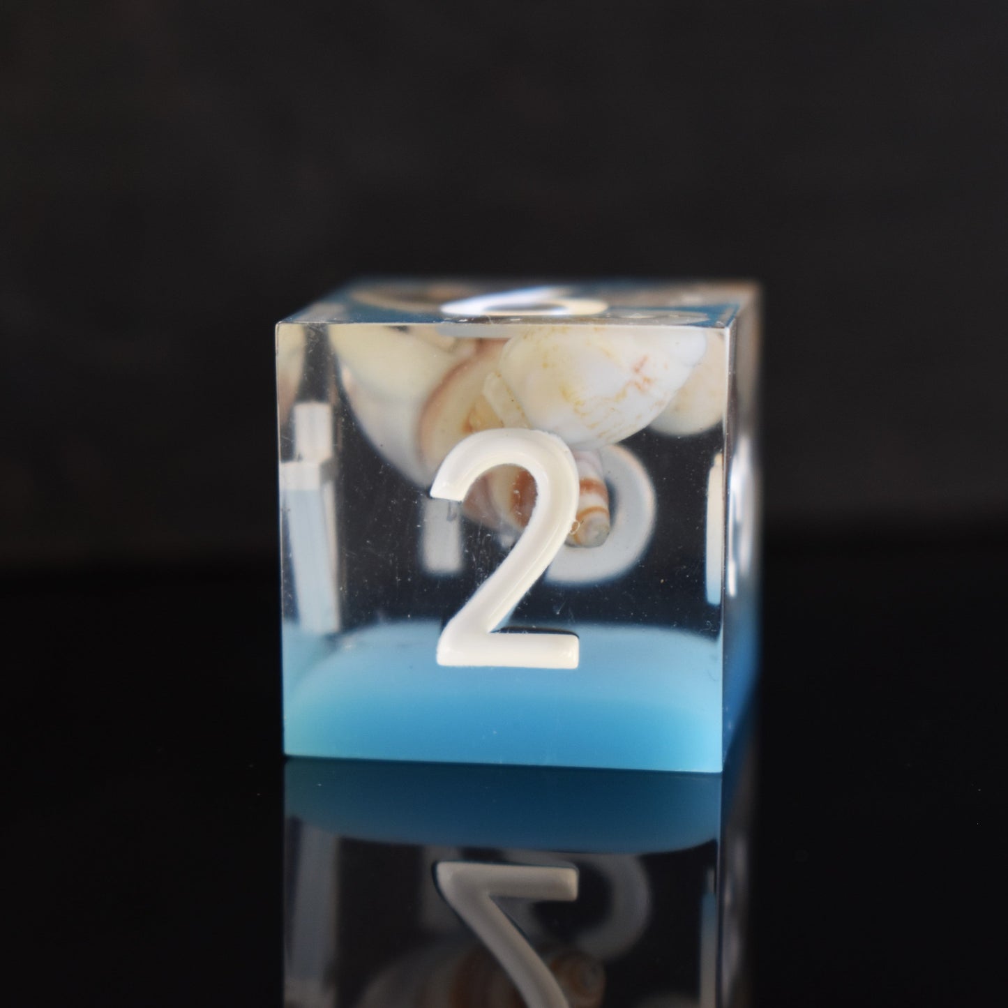 Tide Pool Sharp-Edged Resin Dice Set