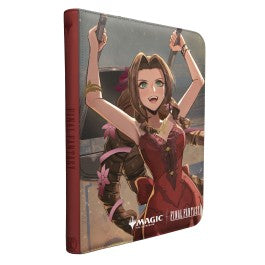 Ultra Pro Premium Zippered 9-Pocket PRO Binder Magic the Gathering Final Fantasy Aerith Gainsborough
