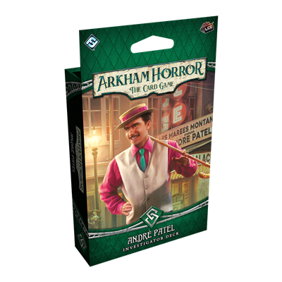 Hover to zoom | Click to enlarge Arkham Horror: The Card Game - André Patel Investigator Deck