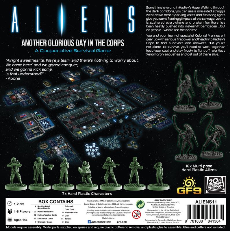 Aliens: Another Glorious Day in the Corps