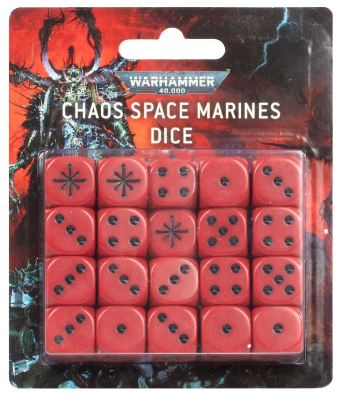 Chaos Space Marines Dice Set