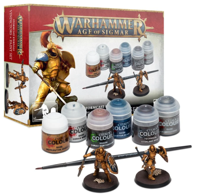 Stormcast Eternals Vindictors + Paints Set