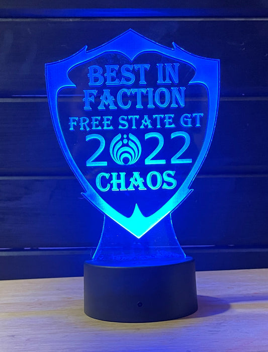Light up Acrylic Characters/Trophies